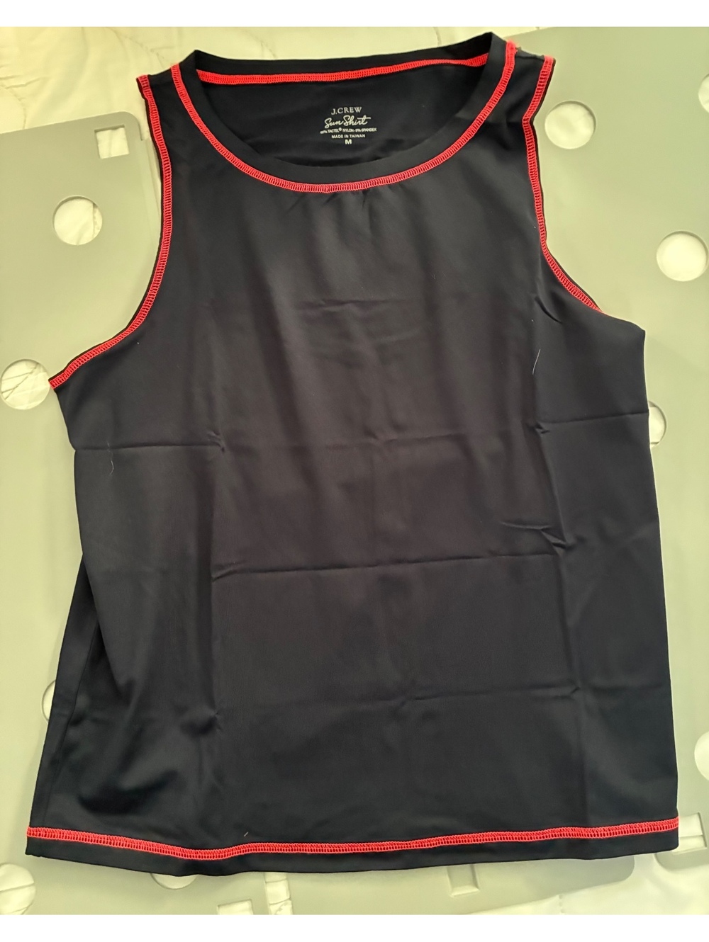 J. Crew Women's Sleeveless Sun Shirt Tank / Rashguard
